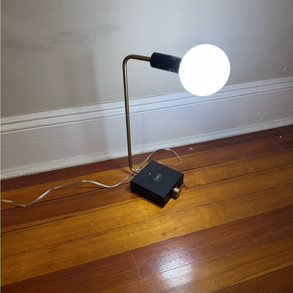 Modern Black and Gold Table Lamp